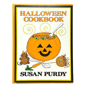 Halloween Cookbook Susan Purdy Vintage Illustrated 1977 Hardcover Treats Snacks